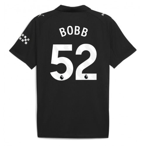 Stroje piłkarskie Manchester City Oscar Bobb #52 Koszulka Wyjazdowej 2025-26 Krótki Rękaw